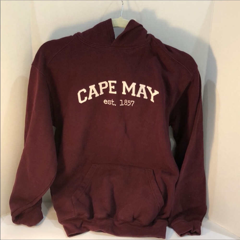 Cape May Burgundy Hoody